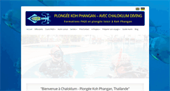 Desktop Screenshot of plongeekohphangan.com